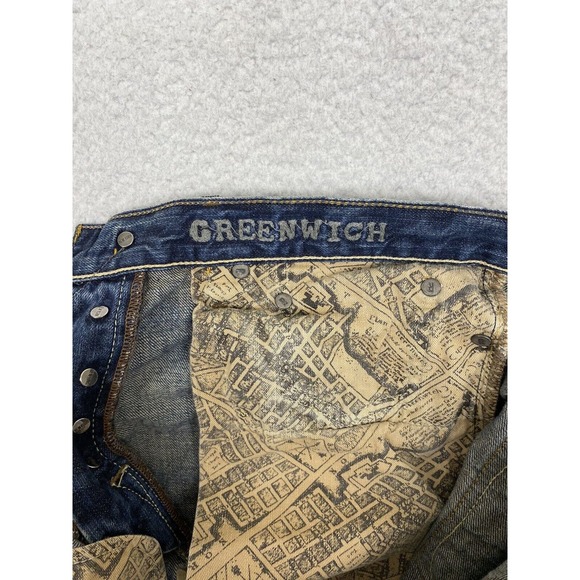 Ruehl 925 Jeans Mens 30x30 Greenwich Straight Leg Button Fly Mid Rise - Picture 2 of 9